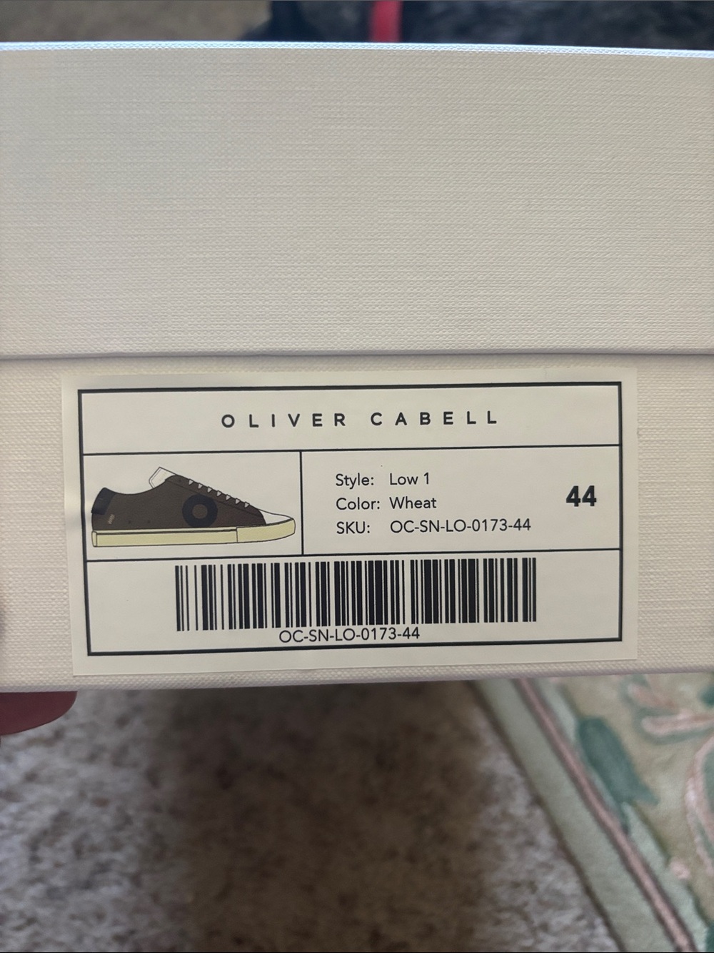 Oliver Cabell Low 1 Sneaker in Wheat Brown